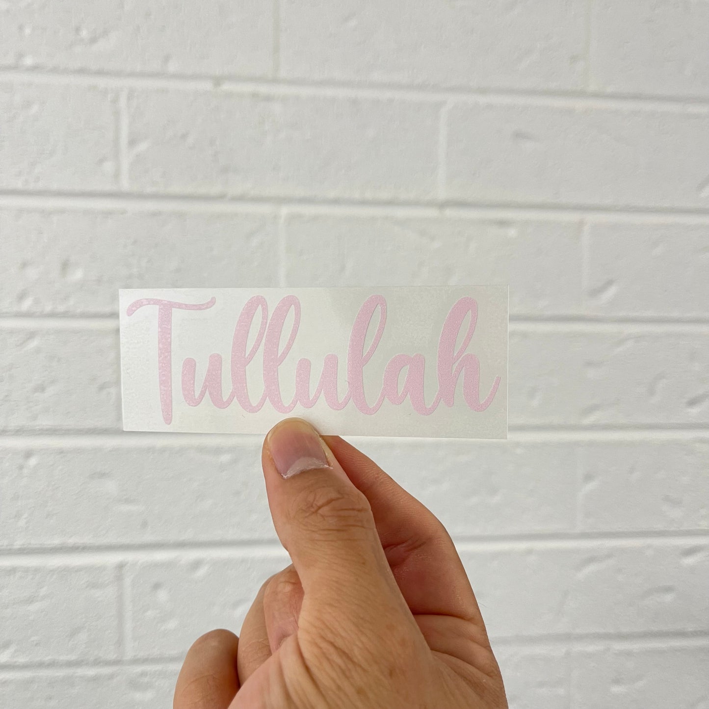 Iron-On Text Transfers