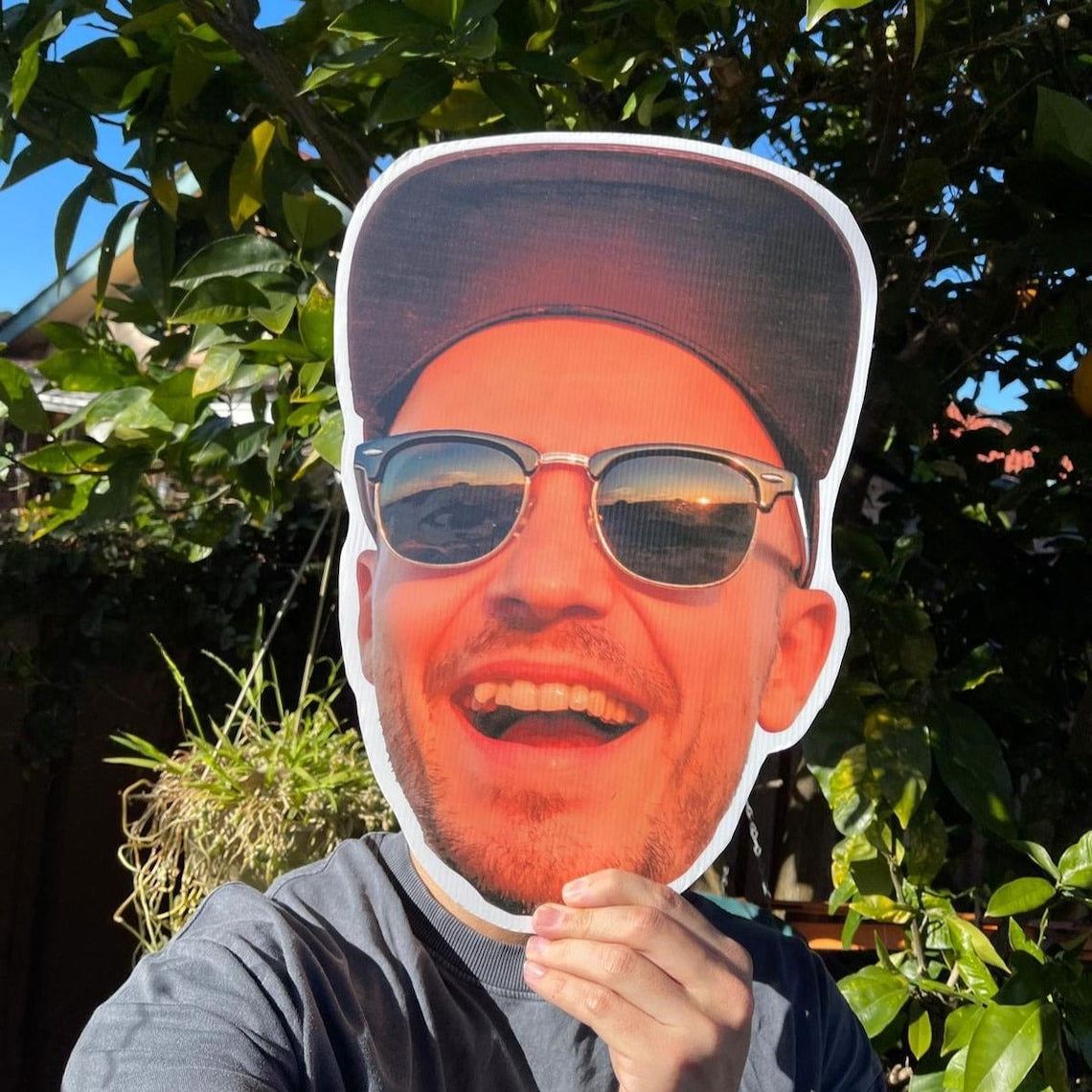 Custom Head Face Cutout Sign