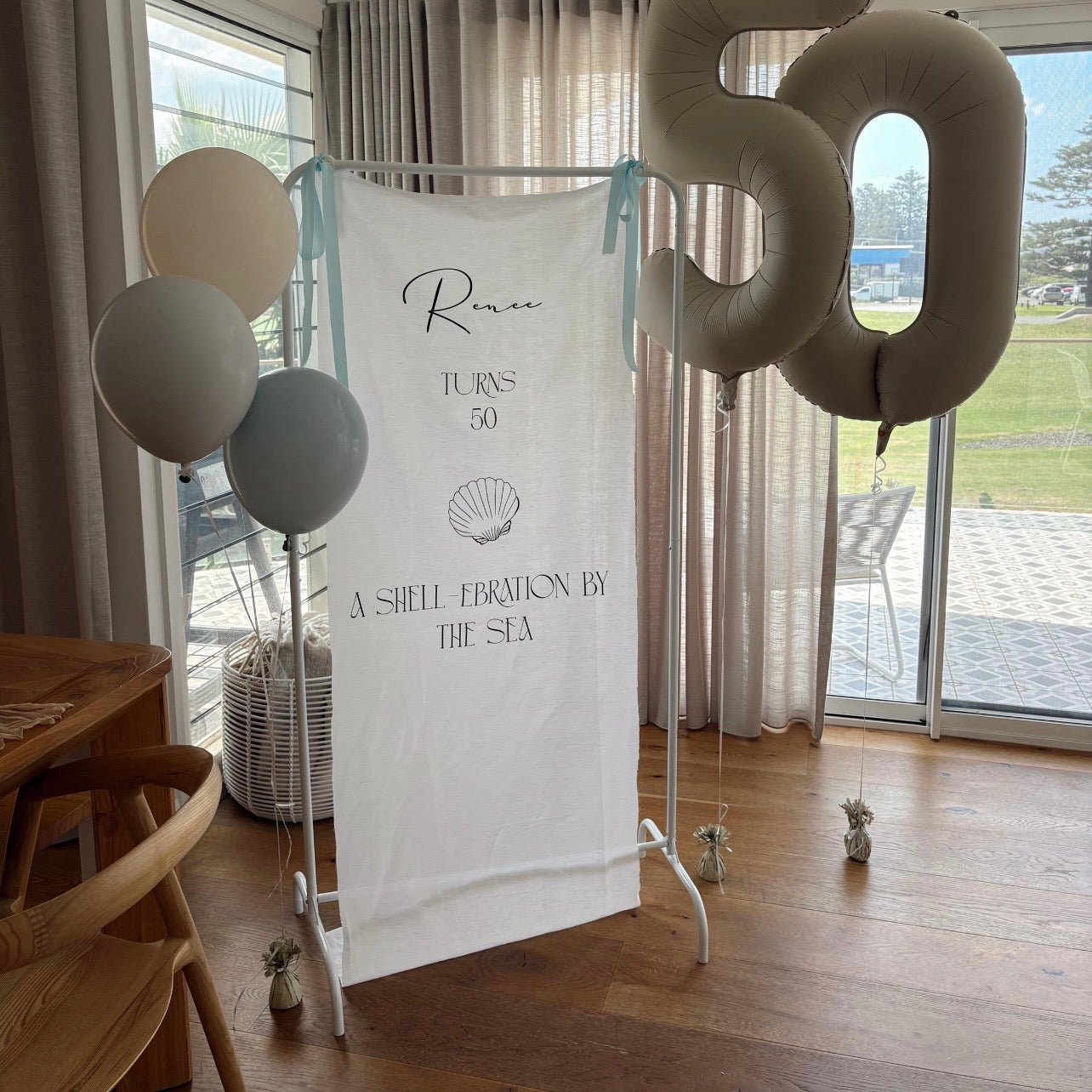 Custom Iron-On Fabric Transfers | Linen Signs, Backdrops & Events | Sydney, Australia Wide