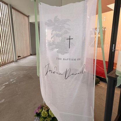 Custom Iron-On Fabric Transfers | Linen Signs, Backdrops & Events | Sydney, Australia Wide