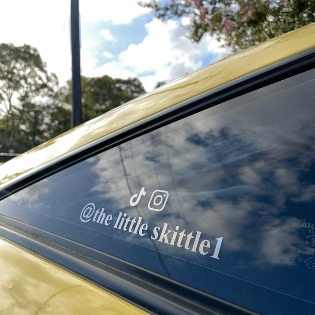 Text Vinyl Decal